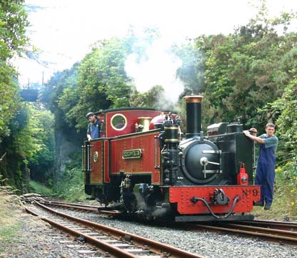 Mid Wales steam engine picture